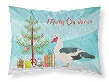 Load image into Gallery viewer, Muscovy Duck Christmas Fabric Standard Pillowcase – Artistic Decorative Front, White Back BB9231PILLOWCASE