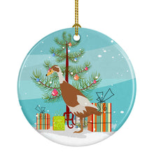 Load image into Gallery viewer, Indian Runner Duck Christmas Ornament - Round Ceramic Ornament – Artist-Designed Keepsake Decoration BB9232CO1