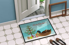 Load image into Gallery viewer, Khaki Campbell Duck Christmas Doormat - 24x36 Decorative Floor Mat – Indoor/Outdoor Rug with Artistic Flair BB9233JMAT