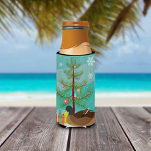 Load image into Gallery viewer, Khaki Campbell Duck Christmas   Hugger for slim cans BB9233MUK
