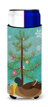 Load image into Gallery viewer, Khaki Campbell Duck Christmas   Hugger for slim cans BB9233MUK