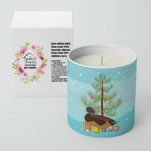 Load image into Gallery viewer, Silver Bantam Duck Christmas 10 oz Decorative Soy Candle