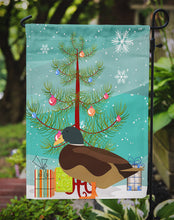 Load image into Gallery viewer, Silver Bantam Duck Christmas Garden Flag - Outdoor Decorative Yard Flag BB9234GF