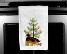 Load image into Gallery viewer, Silver Bantam Duck Christmas Kitchen Towels – Set of 2 - Decorative &amp; Absorbent Cotton | BB9234WTKT