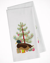 Load image into Gallery viewer, Silver Bantam Duck Christmas Kitchen Towels – Set of 2 - Decorative &amp; Absorbent Cotton | BB9234WTKT