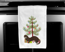 Load image into Gallery viewer, Russian or European Mink Christmas Kitchen Towels – Set of 2 - Decorative &amp; Absorbent Cotton | BB9235WTKT