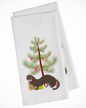 Load image into Gallery viewer, Russian or European Mink Christmas Kitchen Towels – Set of 2 - Decorative &amp; Absorbent Cotton | BB9235WTKT