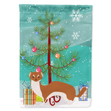 Load image into Gallery viewer, Weasel Christmas Flag Canvas House Size BB9237CHF