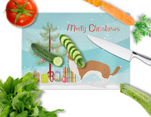 Load image into Gallery viewer, Weasel Christmas Glass Cutting Boards – Durable, Decorative Kitchen Art Large BB9237LCB