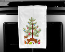 Load image into Gallery viewer, Weasel Christmas Kitchen Towels – Set of 2 - Decorative &amp; Absorbent Cotton | BB9237WTKT