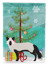 Load image into Gallery viewer, Silver Fox Christmas Flag Canvas House Size BB9238CHF