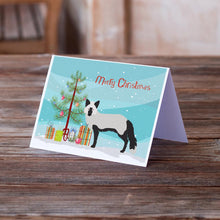 Load image into Gallery viewer, Silver Fox Christmas Greeting Cards -  Blank Note Cards – 8-Pack of Artist-Designed Cards with Envelopes