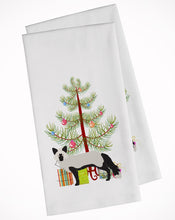 Load image into Gallery viewer, Silver Fox Christmas Kitchen Towels – Set of 2 - Decorative &amp; Absorbent Cotton | BB9238WTKT