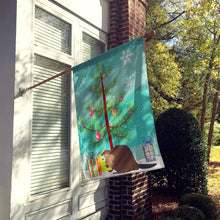 Load image into Gallery viewer, Eurasian Beaver Christmas Flag Canvas House Size BB9240CHF