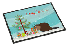 Load image into Gallery viewer, Eurasian Beaver Christmas Doormat - 24x36 Decorative Floor Mat – Indoor/Outdoor Rug with Artistic Flair BB9240JMAT