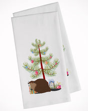 Load image into Gallery viewer, Eurasian Beaver Christmas Kitchen Towels – Set of 2 - Decorative &amp; Absorbent Cotton | BB9240WTKT
