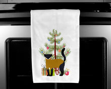 Load image into Gallery viewer, Yellow-Throated Marten Christmas Kitchen Towels – Set of 2 - Decorative &amp; Absorbent Cotton | BB9241WTKT
