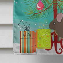 Load image into Gallery viewer, Chinchilla Christmas Flag Canvas House Size BB9242CHF