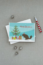 Load image into Gallery viewer, Chinchilla Christmas Greeting Cards -  Blank Note Cards – 8-Pack of Artist-Designed Cards with Envelopes