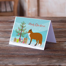 Load image into Gallery viewer, Red Fox Christmas Greeting Cards -  Blank Note Cards – 8-Pack of Artist-Designed Cards with Envelopes