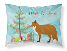 Load image into Gallery viewer, Red Fox Christmas Fabric Standard Pillowcase – Artistic Decorative Front, White Back BB9243PILLOWCASE