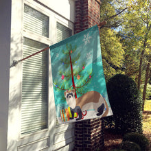 Load image into Gallery viewer, Ferret Christmas Flag Canvas House Size BB9245CHF