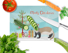 Load image into Gallery viewer, Ferret Christmas Glass Cutting Boards – Durable, Decorative Kitchen Art Large BB9245LCB