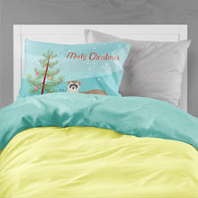 Load image into Gallery viewer, Ferret Christmas Fabric Standard Pillowcase – Artistic Decorative Front, White Back BB9245PILLOWCASE