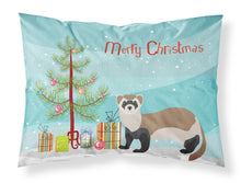 Load image into Gallery viewer, Ferret Christmas Fabric Standard Pillowcase – Artistic Decorative Front, White Back BB9245PILLOWCASE