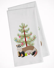 Load image into Gallery viewer, Ferret Christmas Kitchen Towels – Set of 2 - Decorative &amp; Absorbent Cotton | BB9245WTKT