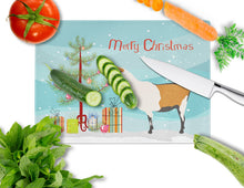 Load image into Gallery viewer, Alpine Goat Christmas Glass Cutting Boards – Durable, Decorative Kitchen Art Large BB9247LCB