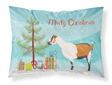 Load image into Gallery viewer, Alpine Goat Christmas Fabric Standard Pillowcase – Artistic Decorative Front, White Back BB9247PILLOWCASE