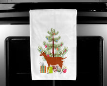 Load image into Gallery viewer, Toggenburger Goat Christmas Kitchen Towels – Set of 2 - Decorative &amp; Absorbent Cotton | BB9248WTKT