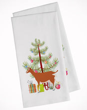 Load image into Gallery viewer, Toggenburger Goat Christmas Kitchen Towels – Set of 2 - Decorative &amp; Absorbent Cotton | BB9248WTKT