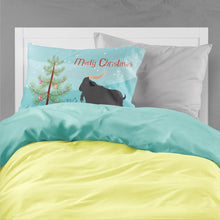 Load image into Gallery viewer, Verata Goat Christmas Fabric Standard Pillowcase – Artistic Decorative Front, White Back BB9249PILLOWCASE