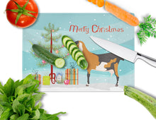 Load image into Gallery viewer, Anglo-nubian Nubian Goat Christmas Glass Cutting Boards – Durable, Decorative Kitchen Art Large BB9250LCB