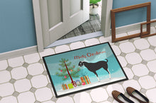 Load image into Gallery viewer, Black Bengal Goat Christmas Doormat - 18x27 Decorative Floor Mat – Indoor/Outdoor Rug with Artistic Flair BB9251MAT