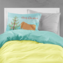 Load image into Gallery viewer, American Lamancha Goat Christmas Fabric Standard Pillowcase – Artistic Decorative Front, White Back BB9252PILLOWCASE