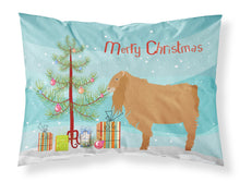 Load image into Gallery viewer, American Lamancha Goat Christmas Fabric Standard Pillowcase – Artistic Decorative Front, White Back BB9252PILLOWCASE