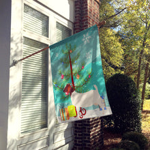 Load image into Gallery viewer, Boer Goat Christmas Flag Canvas House Size BB9253CHF