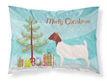 Load image into Gallery viewer, Boer Goat Christmas Fabric Standard Pillowcase – Artistic Decorative Front, White Back BB9253PILLOWCASE
