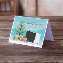 Load image into Gallery viewer, Welsh Black-Necked Goat Christmas Greeting Cards -  Blank Note Cards – 8-Pack of Artist-Designed Cards with Envelopes