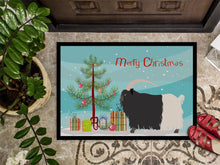 Load image into Gallery viewer, Welsh Black-Necked Goat Christmas Doormat - 18x27 Decorative Floor Mat – Indoor/Outdoor Rug with Artistic Flair BB9254MAT