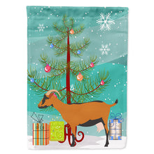 Load image into Gallery viewer, Oberhasli Goat Christmas Flag Canvas House Size BB9255CHF