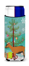 Load image into Gallery viewer, Oberhasli Goat Christmas   Hugger for slim cans BB9255MUK