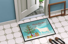 Load image into Gallery viewer, Saanen Goat Christmas Doormat - 24x36 Decorative Floor Mat – Indoor/Outdoor Rug with Artistic Flair BB9256JMAT