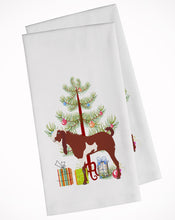 Load image into Gallery viewer, Jamnapari Goat Christmas Kitchen Towels – Set of 2 - Decorative &amp; Absorbent Cotton | BB9257WTKT