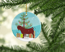 Load image into Gallery viewer, Kalahari Red Goat Christmas Ornament - Round Ceramic Ornament – Artist-Designed Keepsake Decoration BB9258CO1