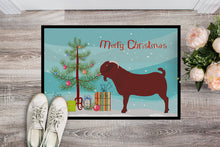 Load image into Gallery viewer, Kalahari Red Goat Christmas Doormat - 24x36 Decorative Floor Mat – Indoor/Outdoor Rug with Artistic Flair BB9258JMAT