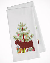 Load image into Gallery viewer, Kalahari Red Goat Christmas Kitchen Towels – Set of 2 - Decorative &amp; Absorbent Cotton | BB9258WTKT
